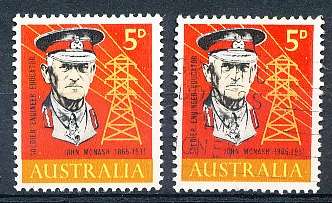 AUSTRALIA  1965 -   John Monash  SET  -  MINT and USED