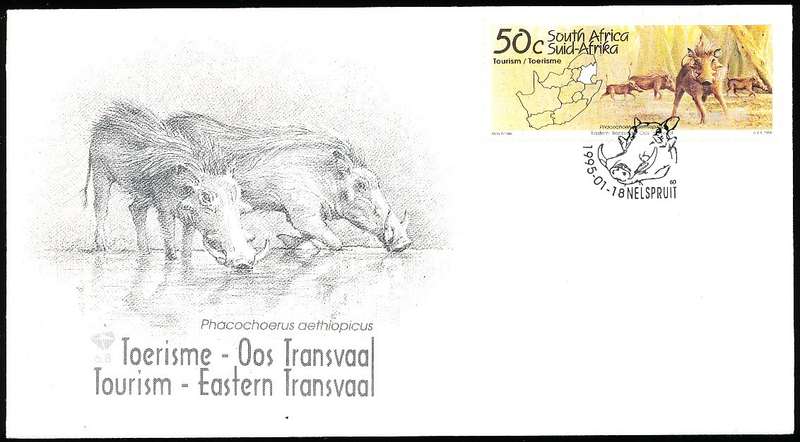 RSA -  1995  - Tourism     F/D  COVER - FINE  ITEM