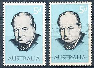 AUSTRALIA  1965 -   Winston Spencer Churchill  SET  -  MINT and USED