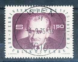 AUSTRIA  1975 -   Birth of Ferdinand Porsche   -   FINE  USED