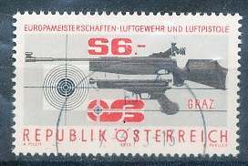 AUSTRIA  1979 -   Championships - Air Rifles and Air Guns  -   FINE  USED