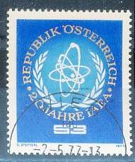 AUSTRIA  1977 -     Anniversary of the IAEA  -   FINE  USED