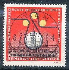 AUSTRIA  1972 -    Cooperative Economic Convention  -   FINE  USED