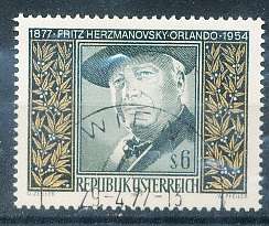 AUSTRIA  1977 -    Fritz Herzmanovsky-Orlandos  -   FINE  USED