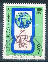 AUSTRIA  1982 -    World Milk Day  -   FINE  USED