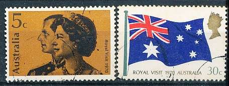 AUSTRALIA  1970 -   Royal Visit SET  -   FINE USED