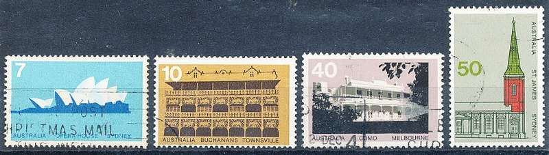 AUSTRALIA  1973 -    Architecture  SET   -    FINE USED