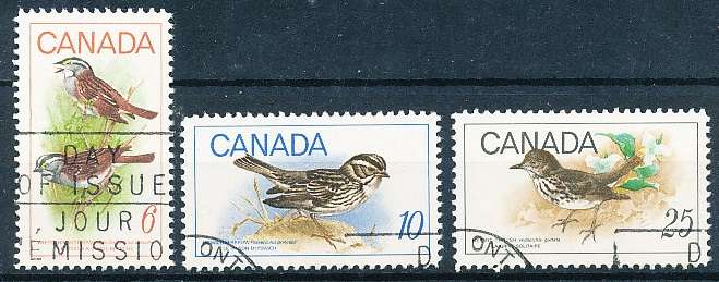 CANADA  1969  -    Birds FULL SET  -  FINE   USED