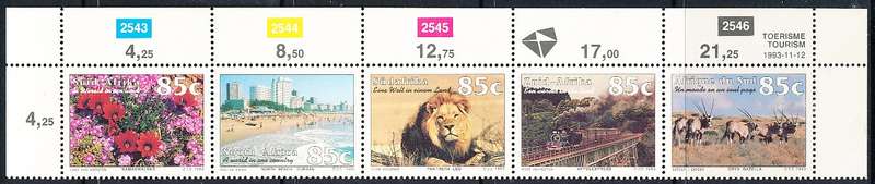 RSA   -  1993  -   Tourism -  CONTROL BLOCK - FINE  MINT