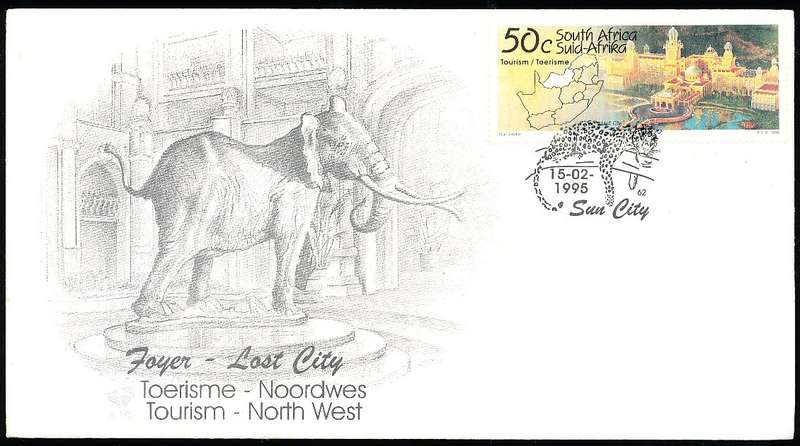 RSA -  1995  - Tourism     F/D  COVER - FINE  ITEM
