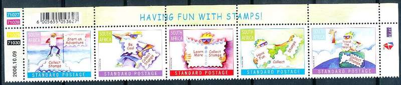 RSA  - 2006 -  Having Fun with Stamps CONTROL  SET  - FINE MINT