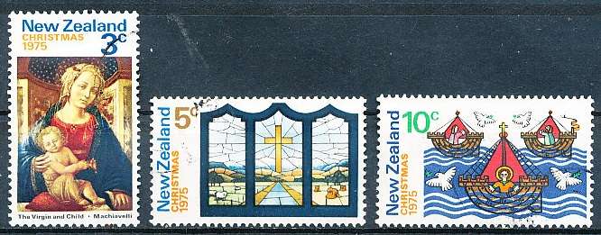 NEW ZEALAND   - 1975   Christmas   SET  -    FINE USED