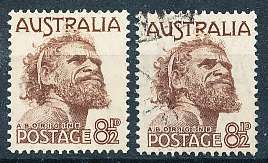 AUSTRALIA  1950 -   Aborigine -     MINT and  USED