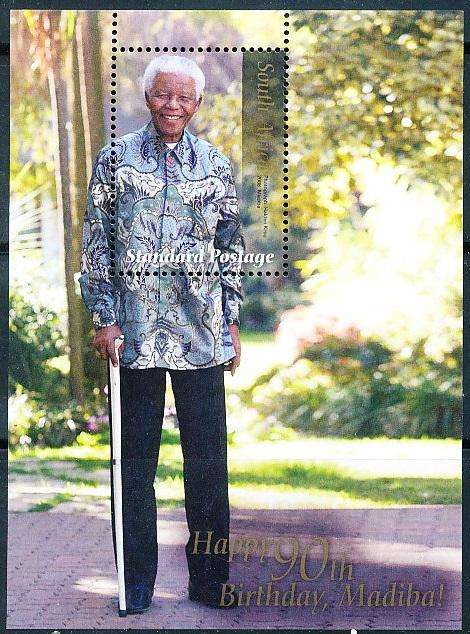 RSA  - 2008 -  Birth of Nelson Mandela  -  MINI-SHEET  - FINE MINT