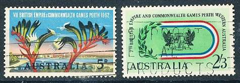 AUSTRALIA  1962 -  Commonwealth Games  SET -   FINE USED