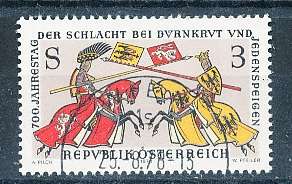 AUSTRIA  1978 -   Battle at Dürnkrut and Jedenspeigen -   FINE  USED