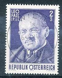 AUSTRIA  1975 -   Death of Leo Fall -   FINE  USED