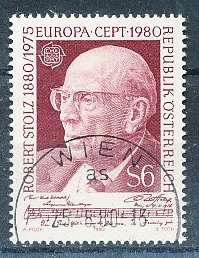 AUSTRIA  1980 -   EUROPA Stamps - Famous People      -   FINE  USED