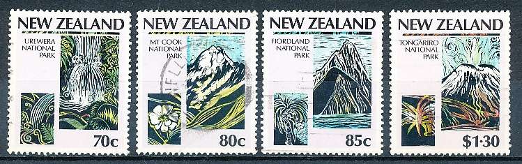 NEW ZEALAND   - 1987   National Parks Movement  -     FINE USED