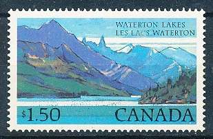 CANADA  1977/82  -  Waterton Lakes National Park  -  FINE  MINT