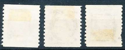 CANADA  1954  -  Queen Elizabeth II  COIL STAMPS  -  FINE USED
