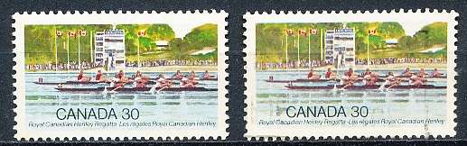 CANADA  1982  -  Canadian Henley Regatta  -  FINE  MINT and USED