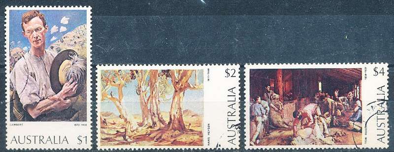 AUSTRALIA  1974 -    Paintings  SET  -   FINE USED
