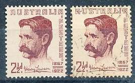 AUSTRALIA  1949 -    Henry Lawson -    MINT and  USED