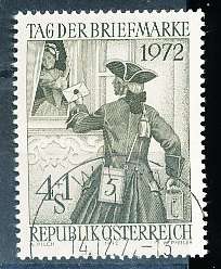 AUSTRIA  1972 -   Day of the Stamp  -   FINE  USED