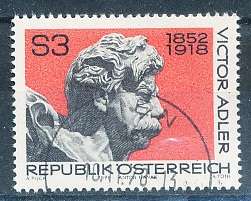 AUSTRIA  1978 -  Death of Victor Adler  -   FINE  USED