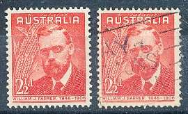 AUSTRALIA  1948 -    William J. Farrer  -  FINE  MINT and  USED
