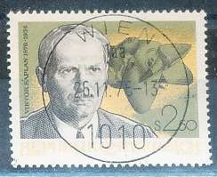 AUSTRIA  1976 -  Birth of Viktor Kaplan   -   FINE  USED