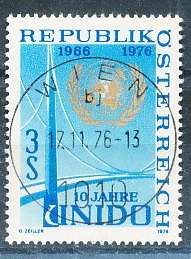 AUSTRIA  1976 -     United Nations Industrial Development    SET  -   FINE  USED