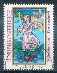 AUSTRIA  1978 -  Game Fishing -   FINE  USED
