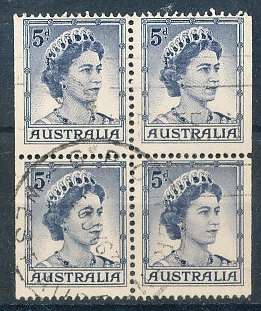 AUSTRALIA  1960 -  QE   Baron Studio  BOOKLET PANE -   FINE USED
