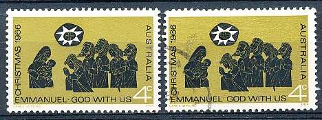 AUSTRALIA  1966 -   Christmas   SET  -  MINT and USED