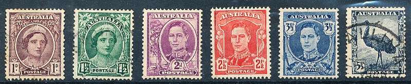 AUSTRALIA  1942 -    Definitives  SET   - FINE USED