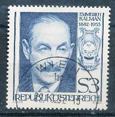 AUSTRIA  1982 -     Anniversary of Emmerich Kàlmàn   -   FINE  USED