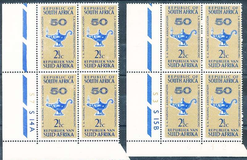 RSA  1964  -   Nursing Association  C/ BLOCKS   A & B  - FINE MINT