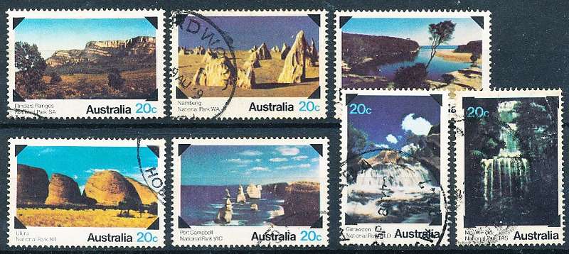 AUSTRALIA  1979 -   National Parks  SET  -   FINE  USED