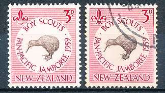 NEW ZEALAND   - 1959   Boy Scout Jamboree   -  FINE MINT and USED