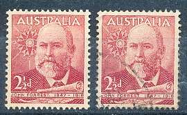 AUSTRALIA  1949 -   Lord John Forrest of Bunbury -     MINT and  USED