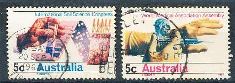 AUSTRALIA  1968 -    Soil Science Congress  SET  -  FINE USED