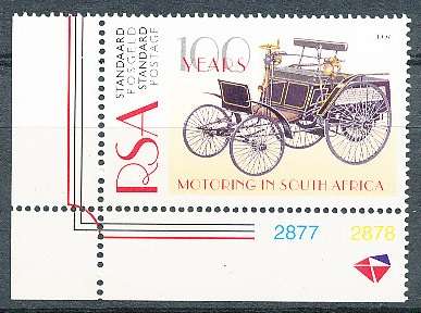 RSA -  1997  -  Automobile in South Africa  - FINE   MINT