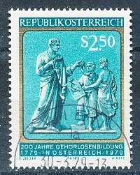 AUSTRIA  1979 -    Education for the Deaf in Austria   -   FINE  USED