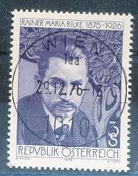 AUSTRIA  1976 -   Rainer Maria Rilke  -   FINE  USED