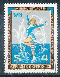 AUSTRIA  1979 -  Skating and Ice Dancing - Vienna    -   FINE  USED
