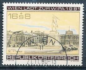 AUSTRIA  1980 -   WIPA 1981 in Vienna -  2nd ISSUE   -   FINE  USED