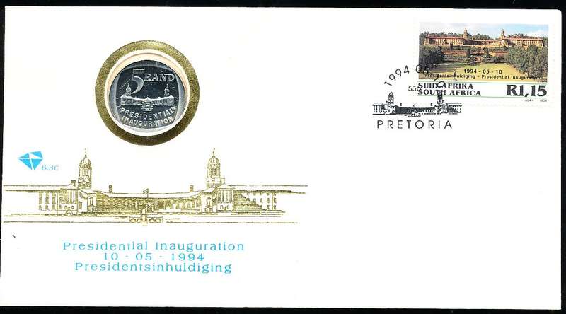 RSA    - 1994  -    MANDELA PRESIDENTIAL INAUGURATION   -   FINE ITEM