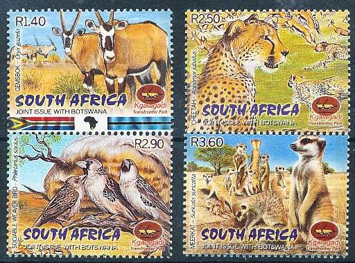 RSA -  2001  -  Kgalagadi  Wildlife Park  SET   - FINE  MINT